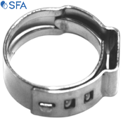 SFA OE100110 Collier � pincer 15.7 INOX pour �lectrovanne compact.