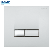 SIAMP 31 1911 60 Plaque de commande SMARTY Ingénio. Cadre Chromé Mat/Touches Chromé Brillant.