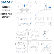 SIAMP 95 9003 06 Fermeture Ralentie pour Abattants.