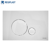 REGIPLAST 187B PLAQUE DE COMMANDE "GLOBE" 3-6 L  BLANCHE