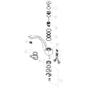 NOBILI RCR68010 Cartouche joystick diamètre 25mm pour mitigeur.