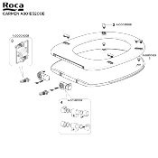 ROCA A801B5200B - CARMEN Abattant WC Silencio en Supralit®.