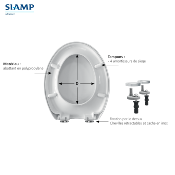 SIAMP 95 8214 10 Abattant WC Vallauris Premium.