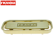 FRANKE 922708 - 133.0630.111 - Trop plein rectangulaire, finition reflet d'or.