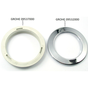 GROHE 09532000 Rosace, Chromé.