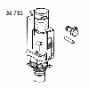 GROHE 38735000 Mécanisme de chasse pour bâti support.