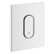 GROHE 38857SH0 ARENA Cosmopolitan. Plaque de commande manuelle pour urinoir, Blanc Alpin.