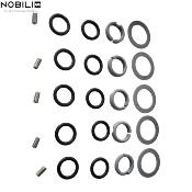 NOBILI RSA228/110 KIT FIXATION VIS + JOINTS (unité de vente X5)