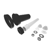 REGIPLAST KIT4090 KIT D'ÉVACUATION MANCHON Ø 90/TUBE Ø 40/ JOINT 40-55/ ÉCROUS CACHES POUR BATI SUPPORT.