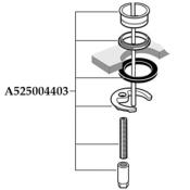 ROCA A525004403 Kit fixation robinet M8X85.