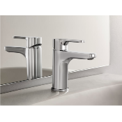 ROCA A5A3I09C00 L20 XL. Mitigeur lavabo monotrou, avec vidage automatique.