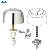 SIAMP 34 5012 07 OPTIMA 50 - Bouton de 6 mm.